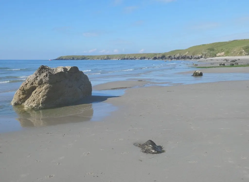 Photo of Traeth Penllech, a beach near Aberdaron in Llŷn, Gwynedd, north Wales.
