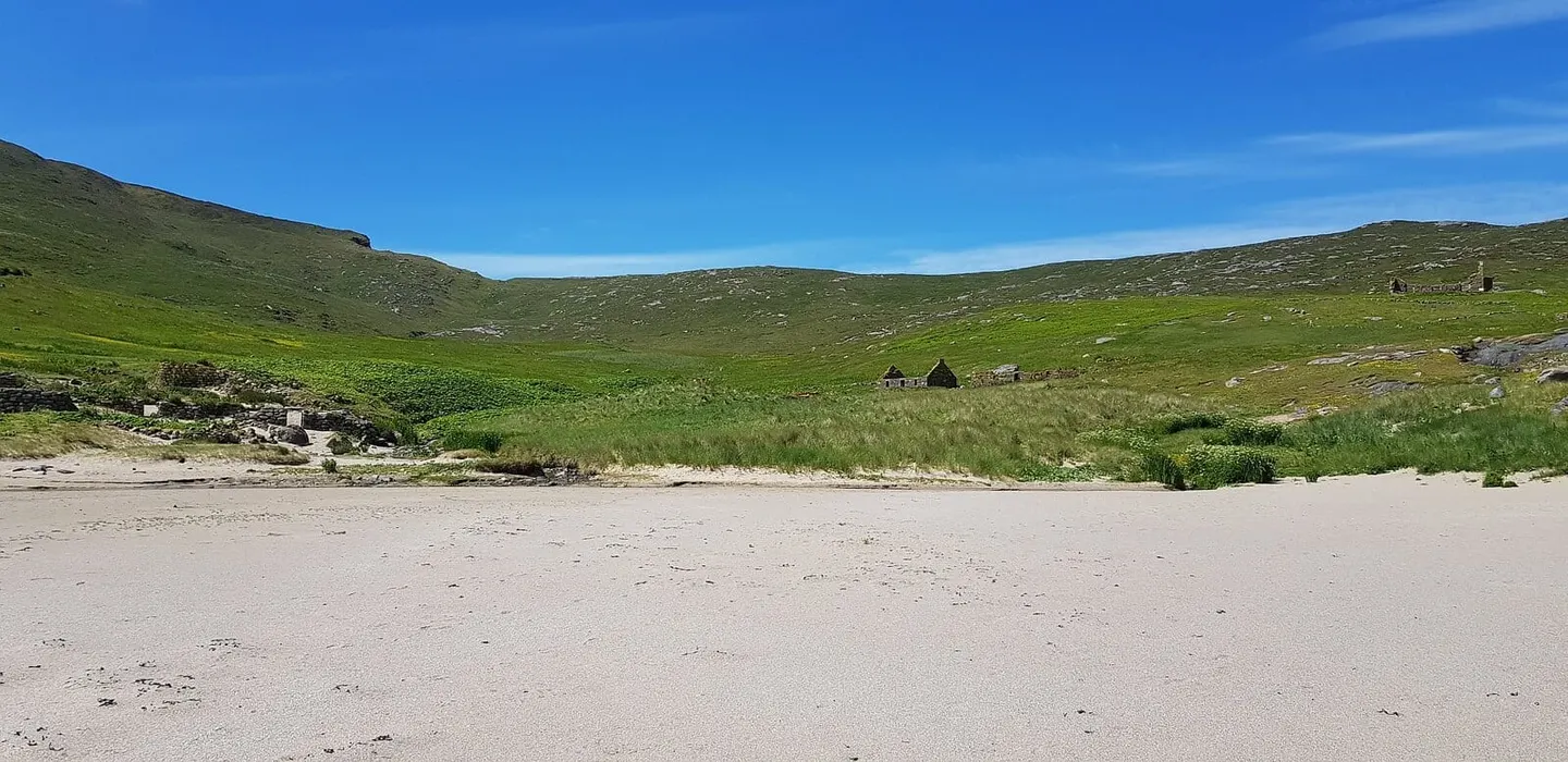 Photo of Mingulay, an island in Na h-Eileanan Siar, the Scottish Highlands and Islands.