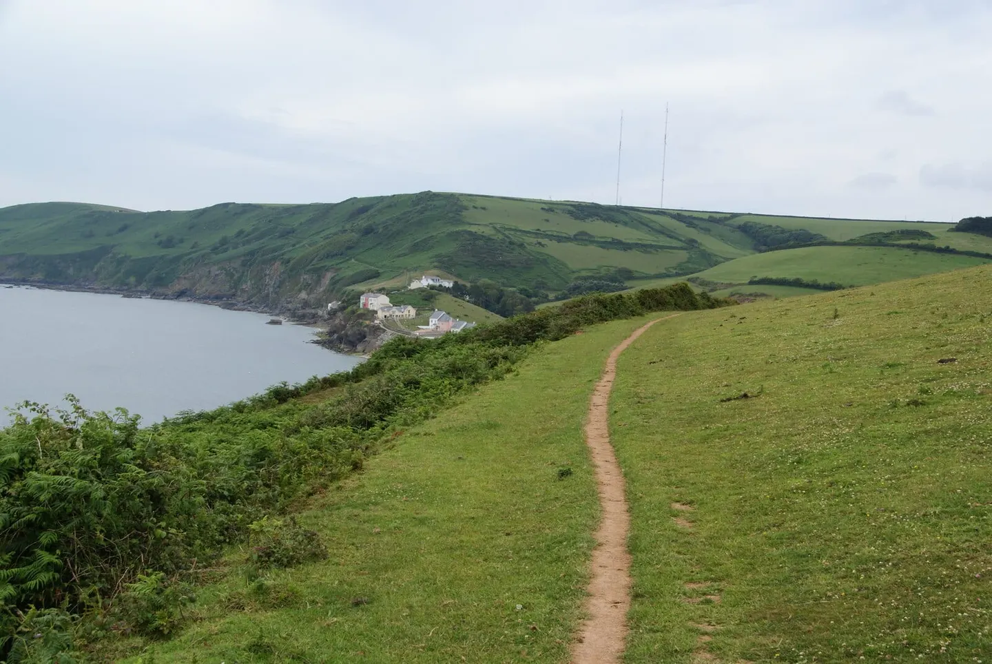 Photo of Hallsands-Beesands, a Site of Special Scientific Interest in Devon, south west England.