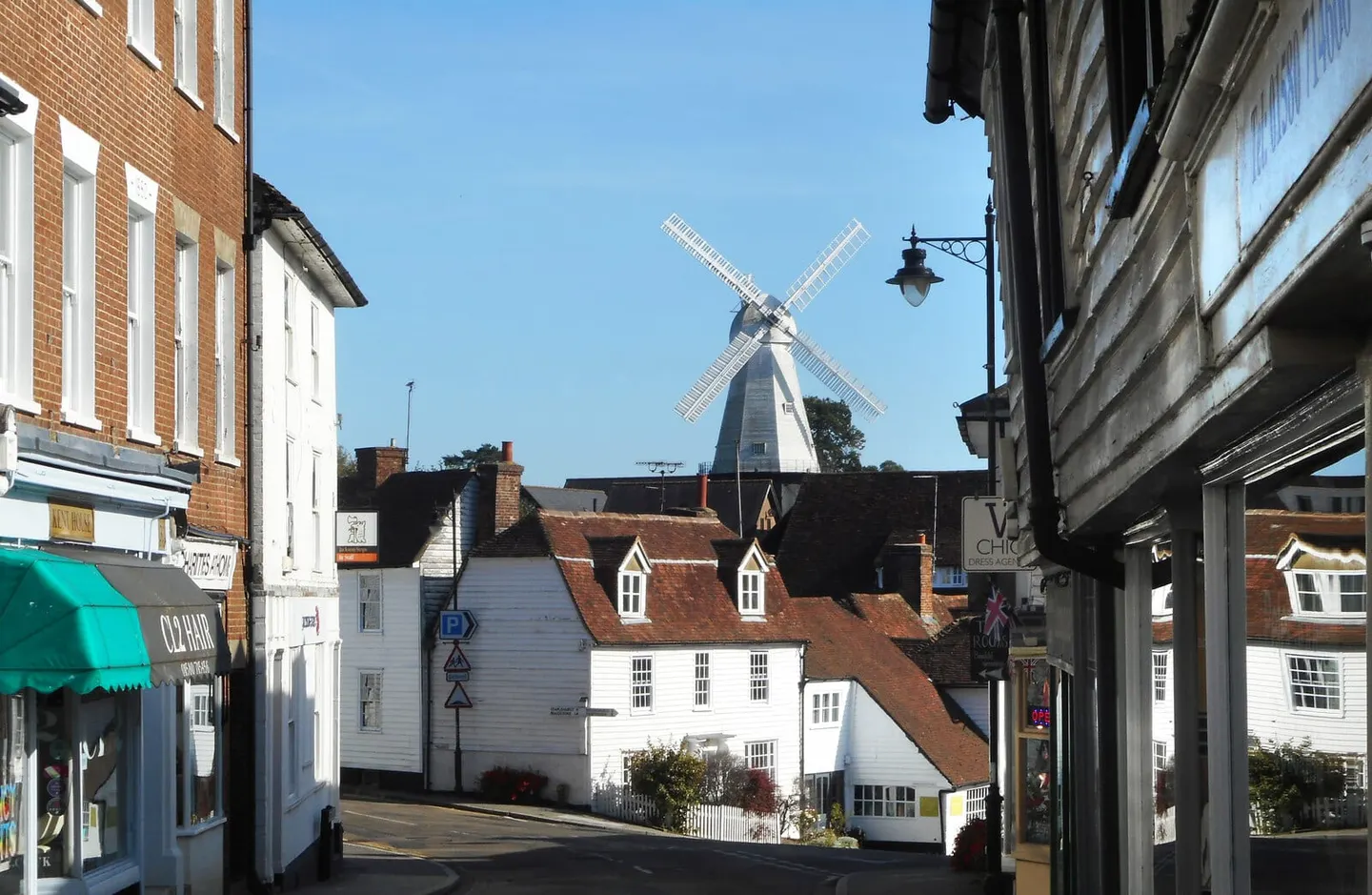 Photo of Union Mill, a windmill near Cranbrook in the High Weald, Kent, south east England.