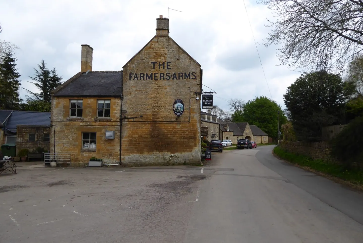 Photo of Guiting Power, a village in the Cotswolds, Gloucestershire, south west England.