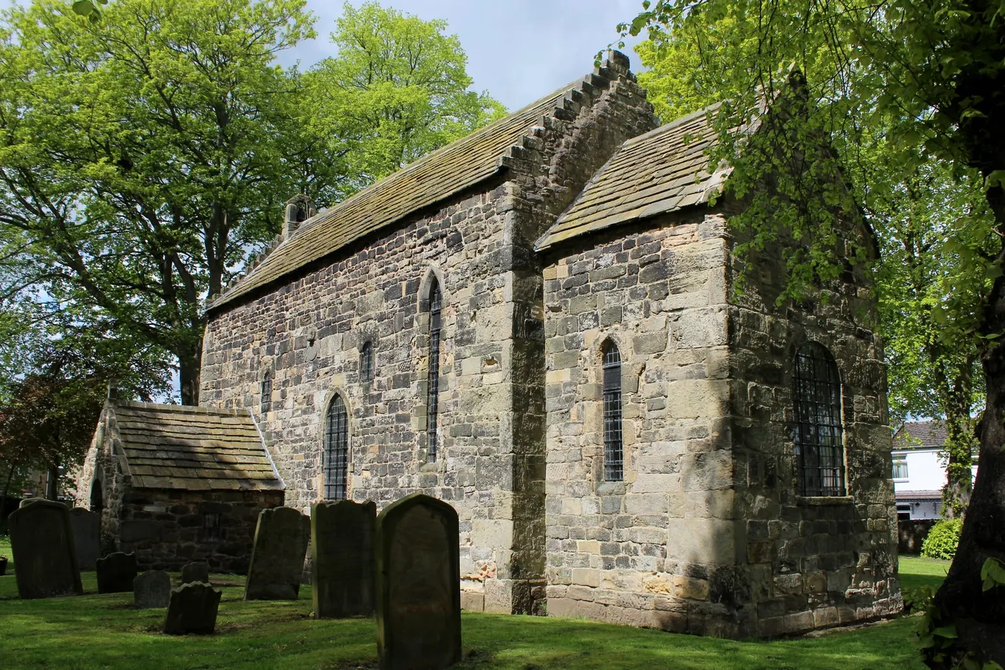 Photo of Escomb, a village in County Durham, north east England.