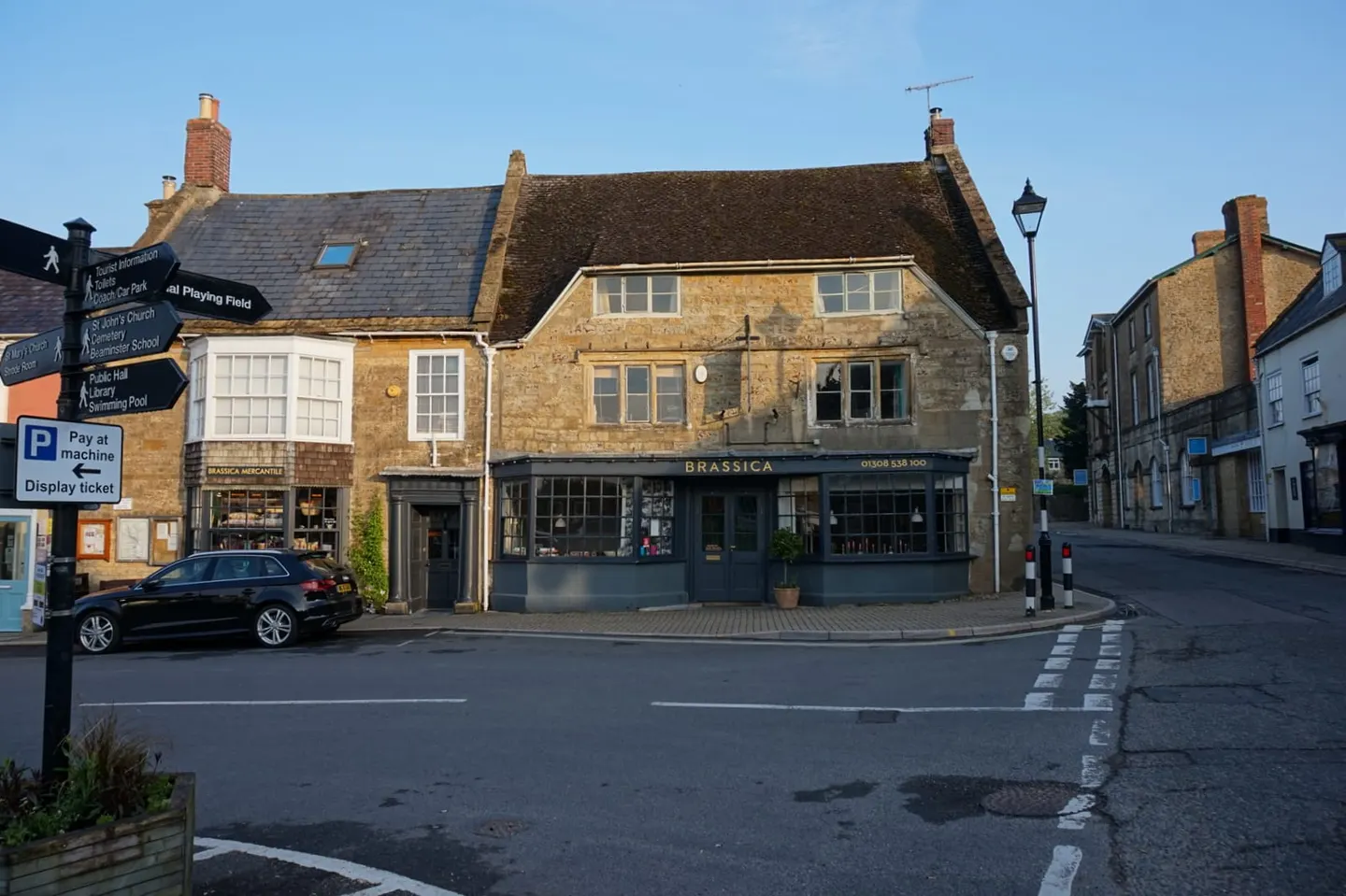 Photo of Brassica, a restaurant near Beaminster, Dorset, south west England.