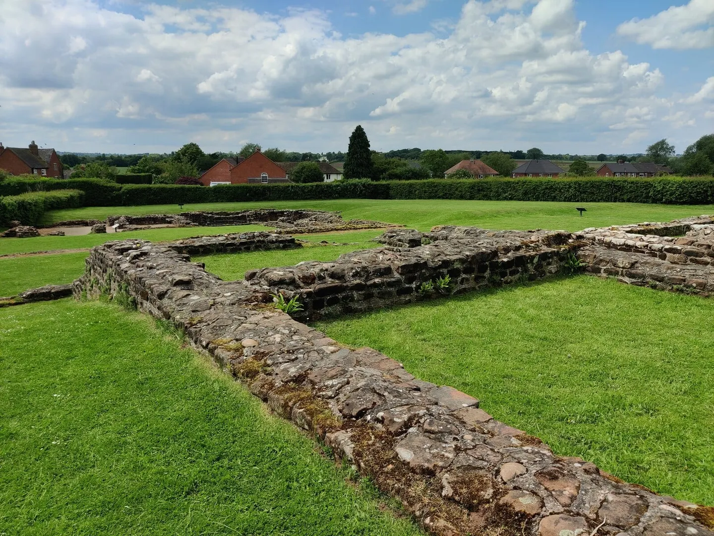 Photo of Letocetum (Wall Roman Site), an ancient site near Alrewas, Staffordshire, central England.