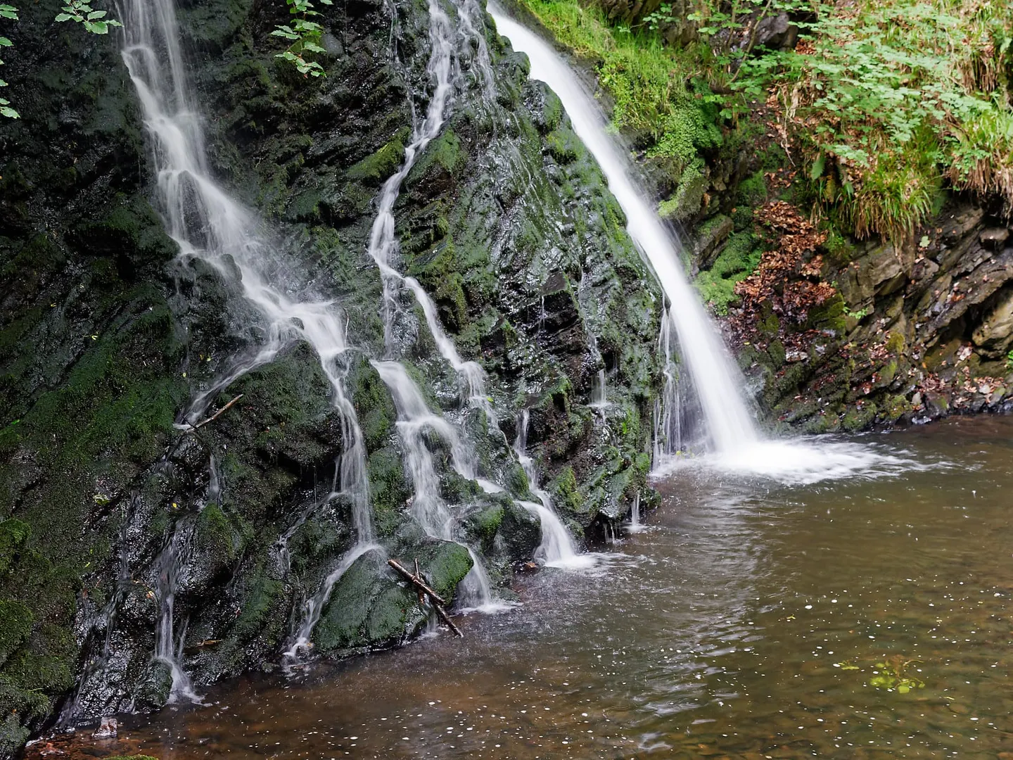 Photo of Fairy Glen Falls, a waterfall near Rosemarkie, Highland, the Scottish Highlands and Islands.