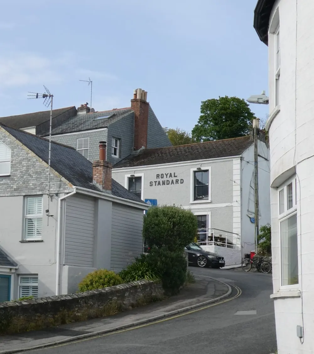 Photo of Flushing, a village in Cornwall, south west England.