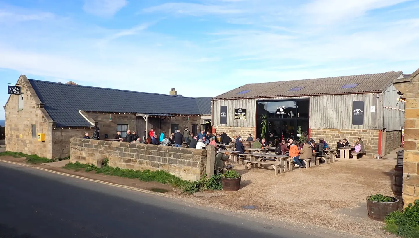 Photo of Whitby Brewery, a brewery in North Yorkshire, northern England.