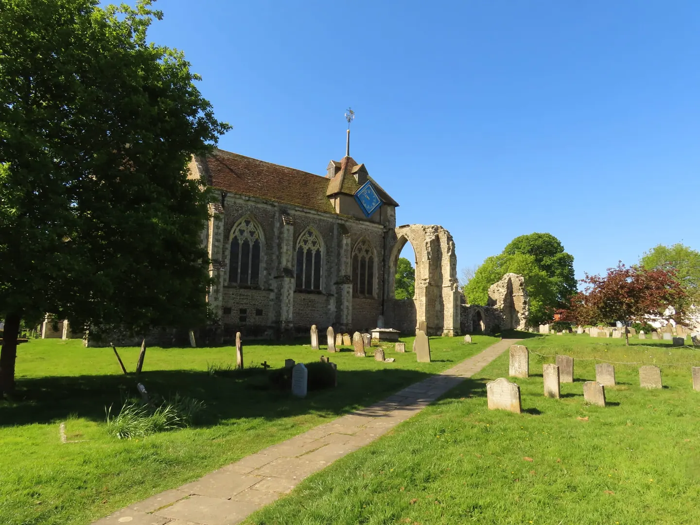 Photo of Winchelsea, a village in the High Weald, East Sussex, south east England.