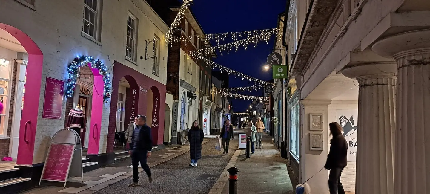 Photo of Woodbridge, a village in Suffolk, eastern England.