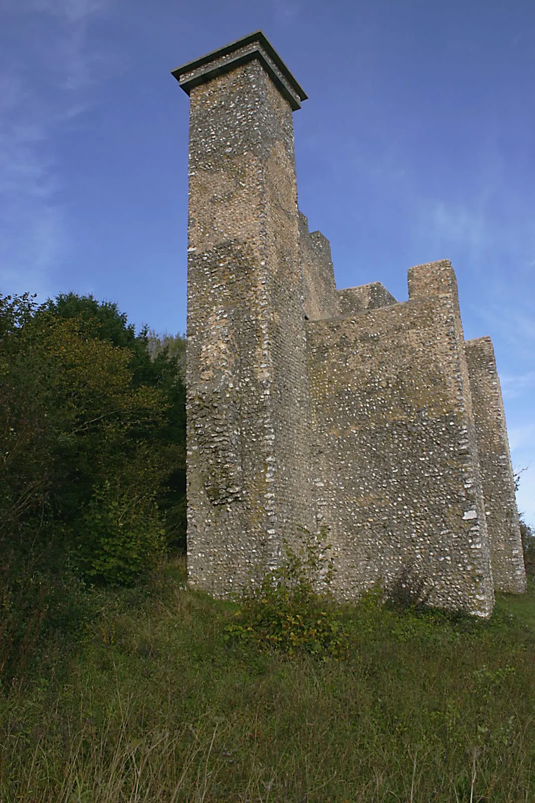 Photo of Nore Folly, a folly near Slindon in the South Downs, West Sussex, south east England.