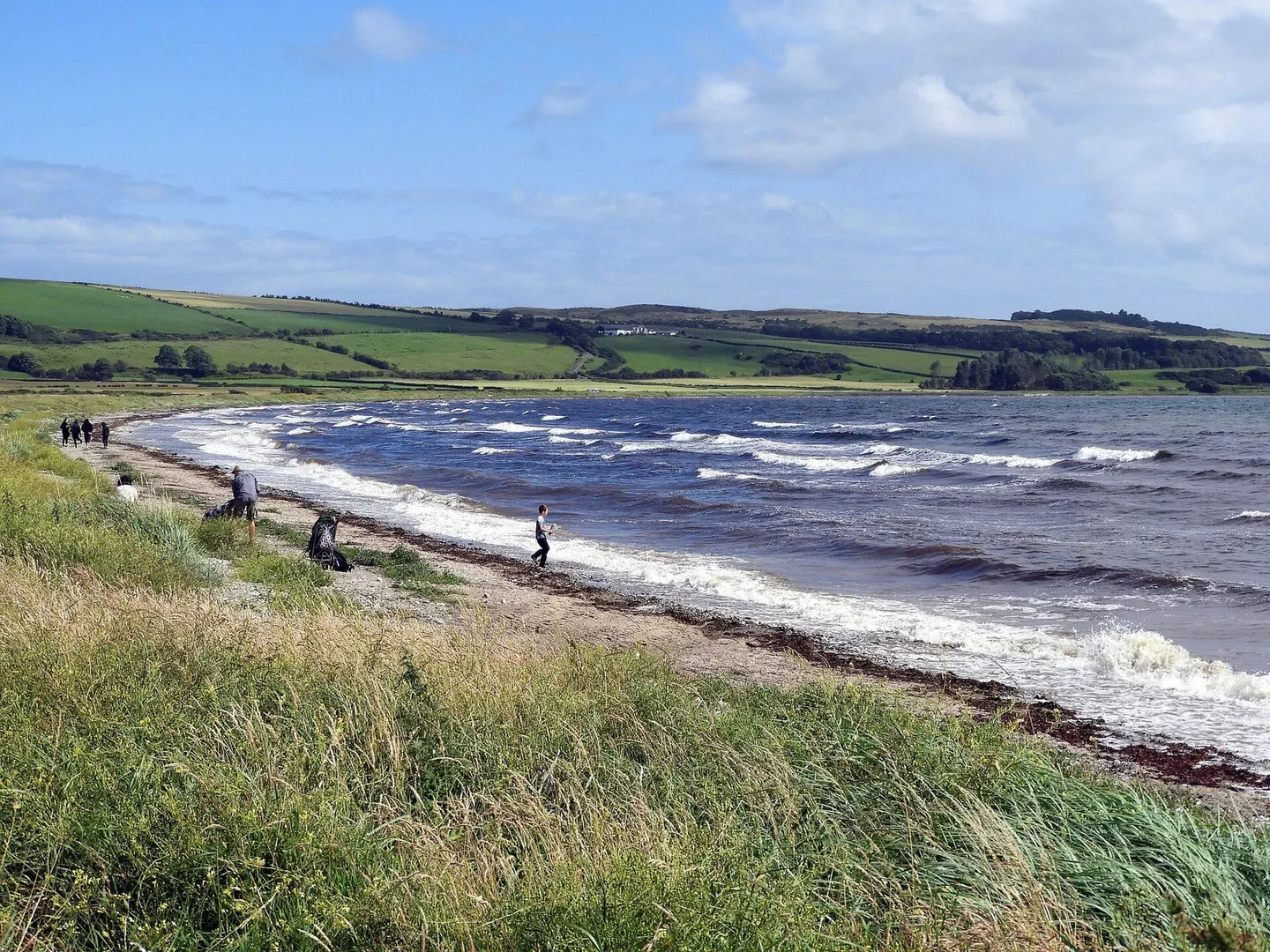 Photo of Ettrick Bay, a beach near Port Bannatyne, Argyll and Bute, the Scottish Highlands and Islands.