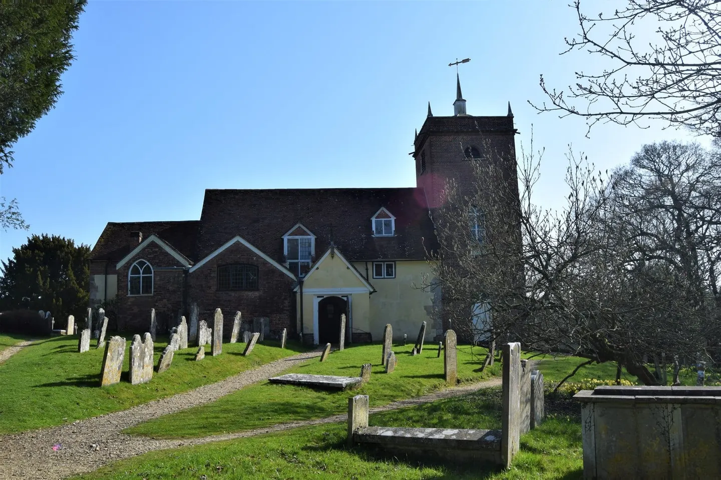 Photo of Minstead, a village in the New Forest, Hampshire, south east England.