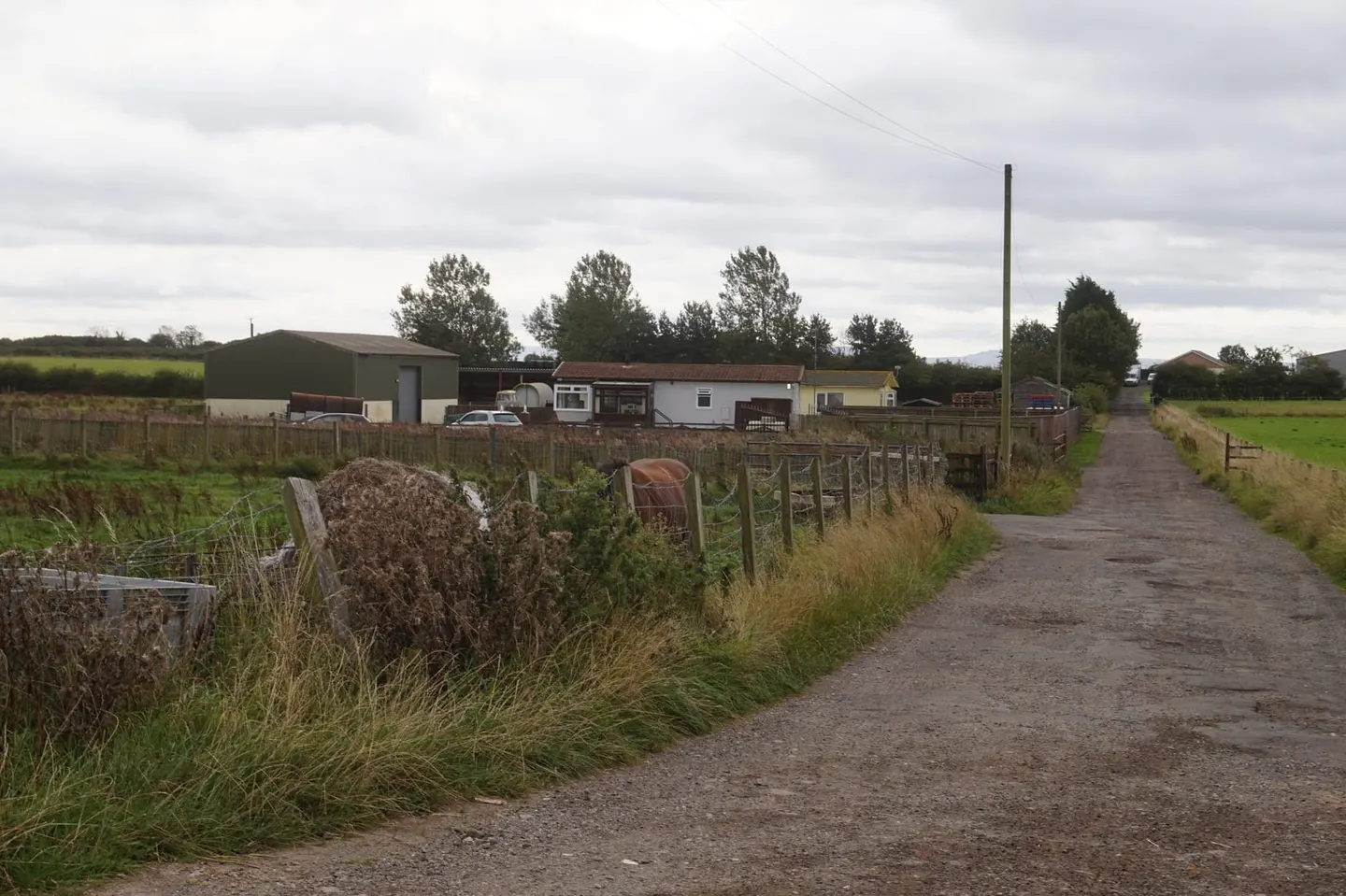 Photo: Thorpe Larches, an 82m hill near Middlesbrough, County Durham, north east England.