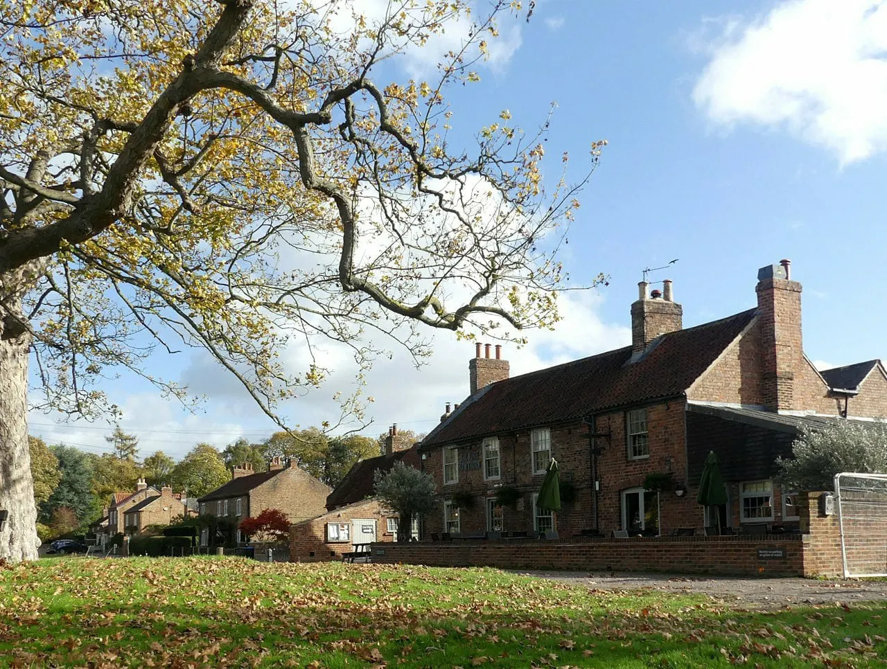 Photo of The Alice Hawthorn, a gastropub near Nun Monkton, North Yorkshire, northern England.