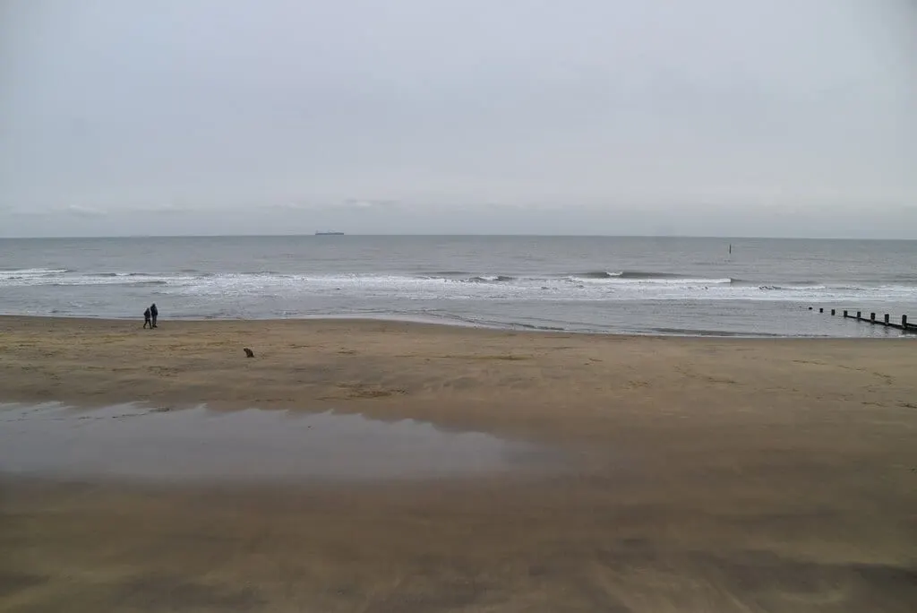 Photo of Yaverland, a swimming spot near Brading, the Isle of Wight, south east England.