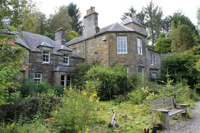 Photo of Cluny House Gardens, a garden near Aberfeldy, Perth and Kinross, central Scotland.
