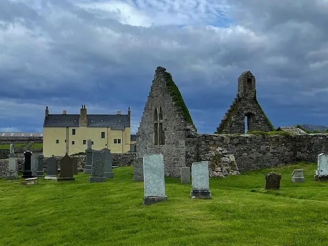 Photo of Balnakeil Church, a church near Durness, Highland, the Scottish Highlands and Islands.
