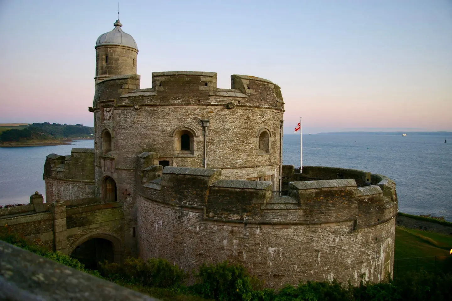 Photo of Pendennis Castle, an artillery fort near Falmouth, Cornwall, south west England.