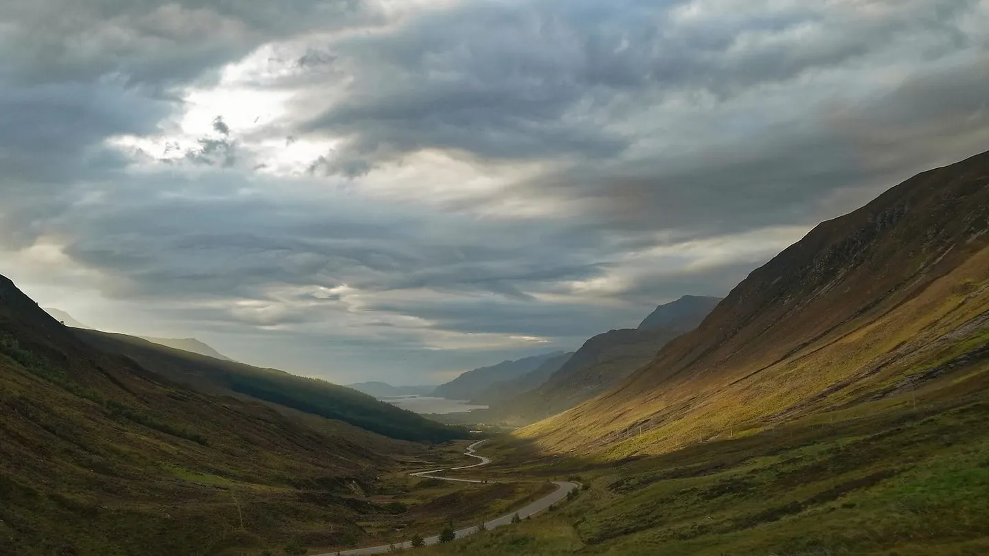 Photo: Glen Docherty Viewpoint, a viewpoint near Kinlochewe in the Wester Ross, Highland, the Scottish Highlands and Islands.