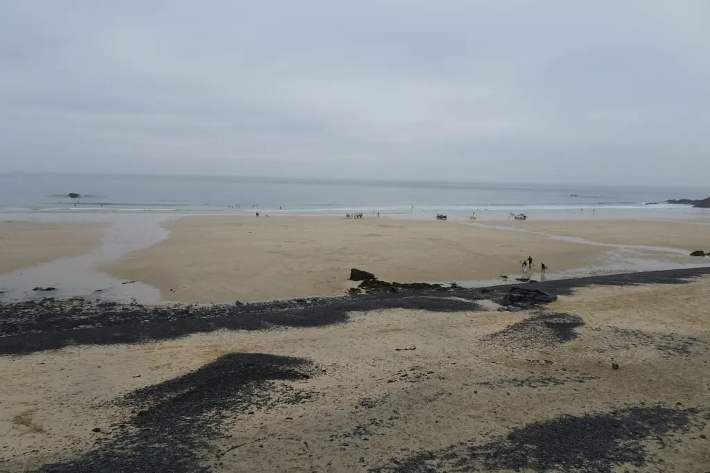 Photo of Porthmeor, a swimming spot near St Ives, Cornwall, south west England.