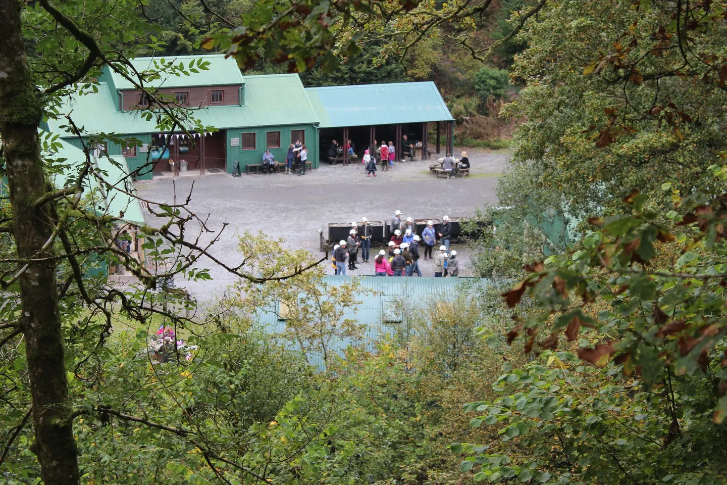 Photo of Dolaucothi Gold Mines, a visitor attraction near Pumsaint, Carmarthenshire, south west Wales.