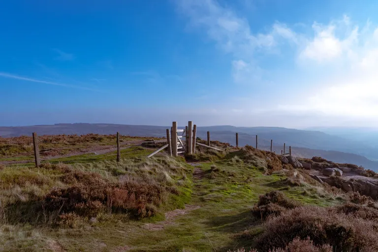 Photo of the North York Moors, a National Park in North Yorkshire, northern England.