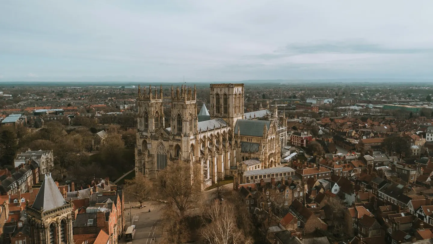 Photo of York, a village in North Yorkshire, northern England.