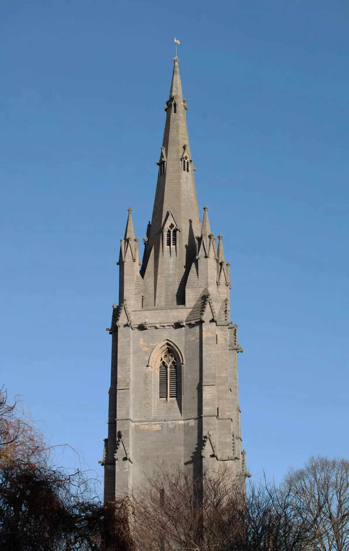Photo of St Andrew's Church, Heckington, a church in Lincolnshire, central England.