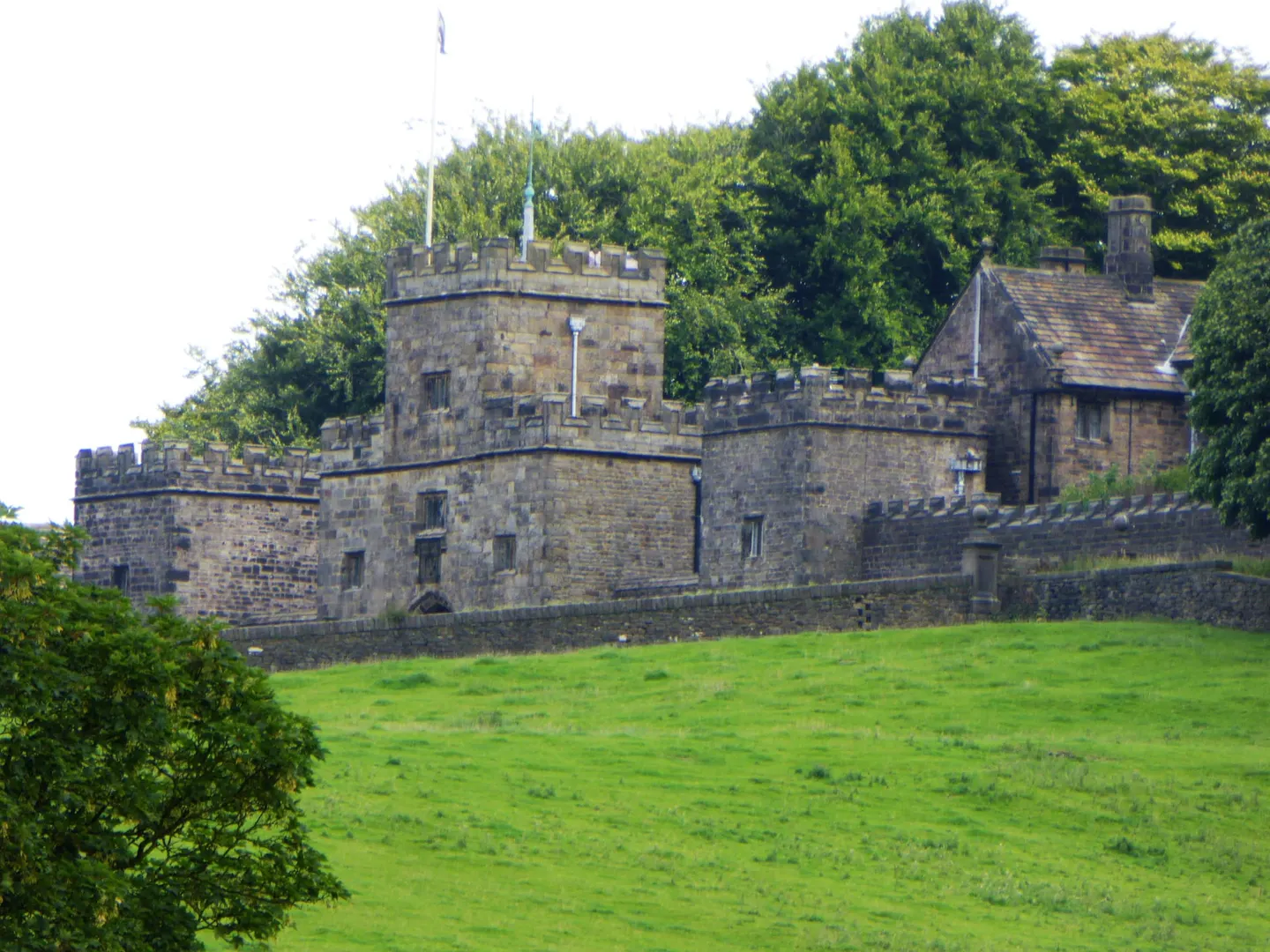 Photo of Hoghton Tower, a Grade II registered house & garden near Mellor, Lancashire, north west England.