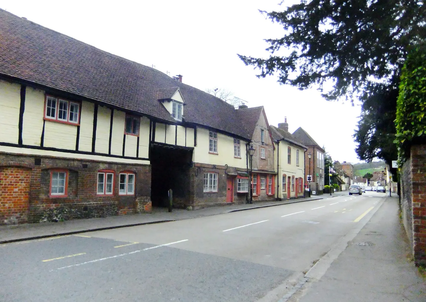 Photo of West Wycombe, a village in the Chilterns, Buckinghamshire, south east England.