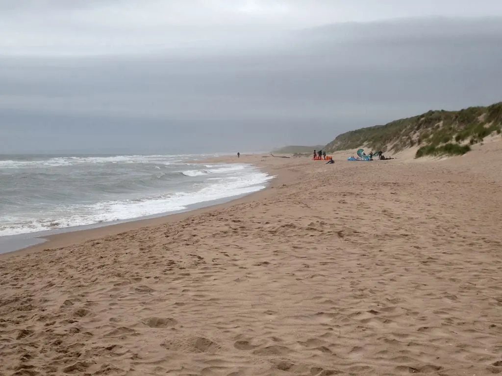 Photo of Balmedie Beach, a beach near Newburgh, Aberdeenshire, north east Scotland.