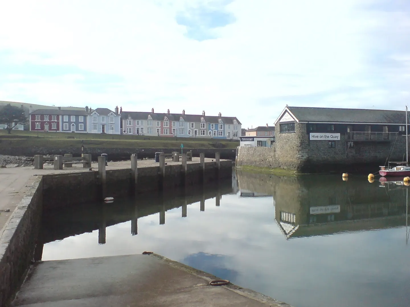 Photo of The Hive on the Quay, a farm & farm shop near Aberaeron, Ceredigion, mid Wales.