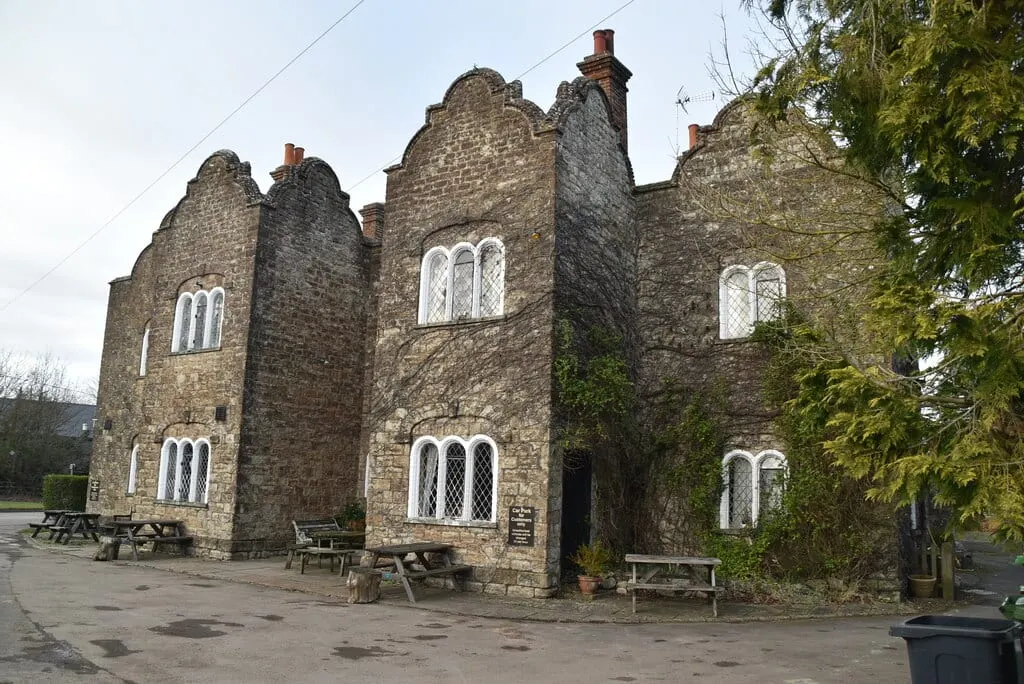 Photo of The Dering Arms, a pub near Pluckley, Kent, south east England.