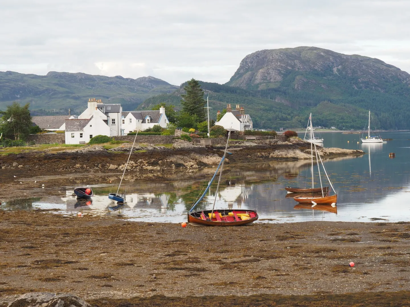 Photo of Plockton, a village in Highland, the Scottish Highlands and Islands.