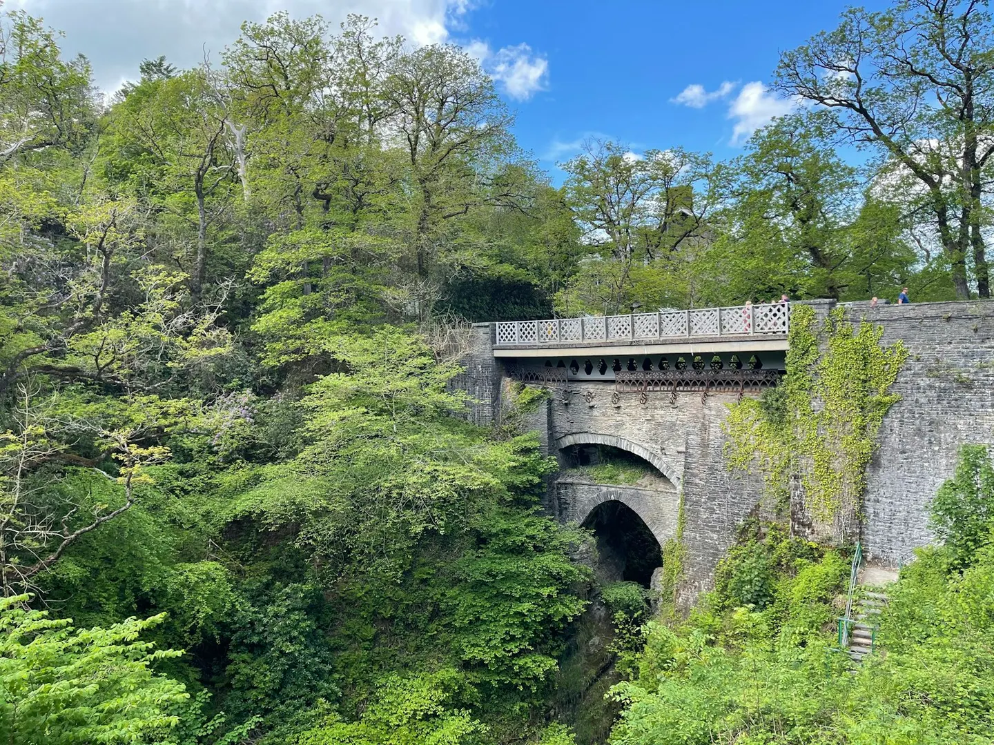 Photo of Devil's Bridge, a village in Ceredigion, mid Wales.