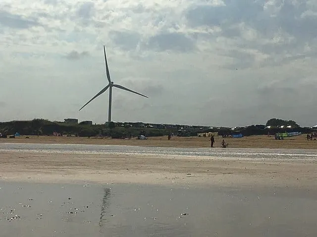 Photo of Fraisthorpe, a swimming spot near Bridlington, East Riding of Yorkshire, northern England.