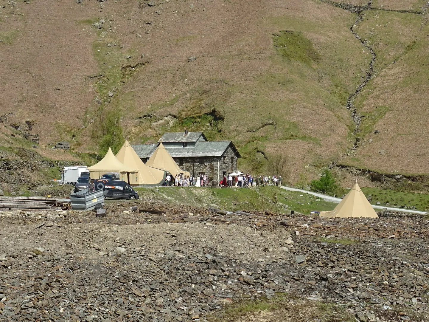 Photo of Coppermines Valley, a landmark near Coniston in the Lake District, Cumbria, north west England.