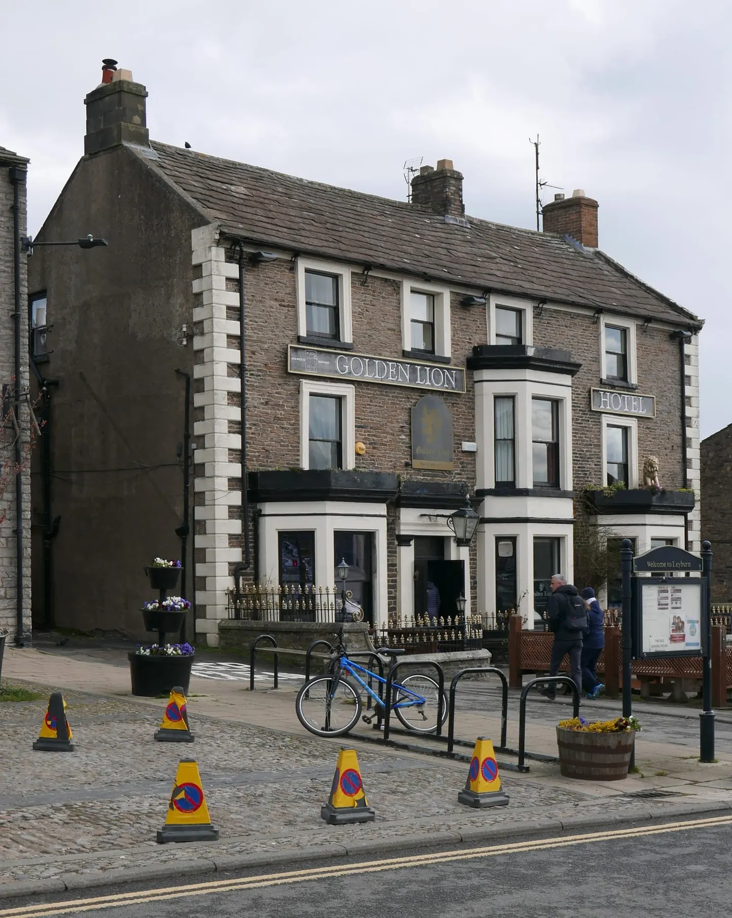 Photo of Leyburn, a village in North Yorkshire, northern England.