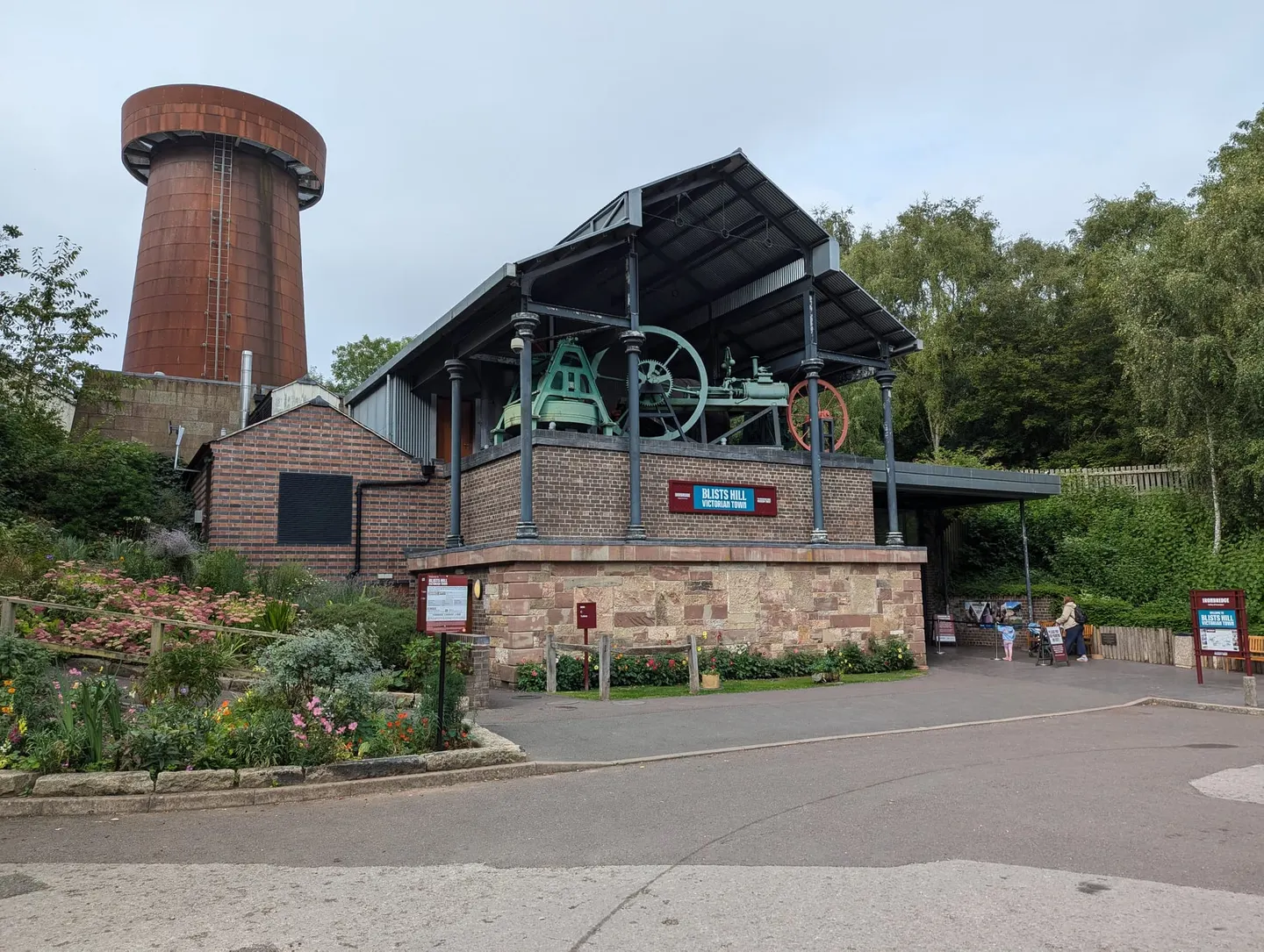 Photo of Blists Hill Victorian Town, a visitor attraction near Ironbridge, Shropshire, central England.