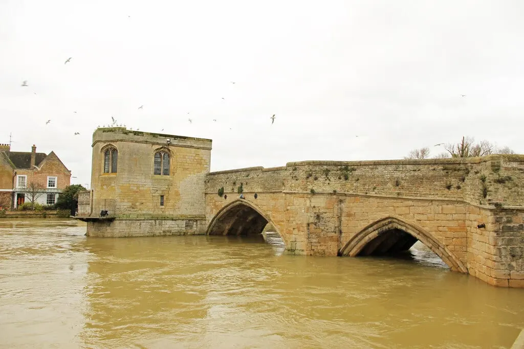 Photo of St Ives Bridge Chapel, a landmark near St Ives (St Ives), Cambridgeshire, eastern England.