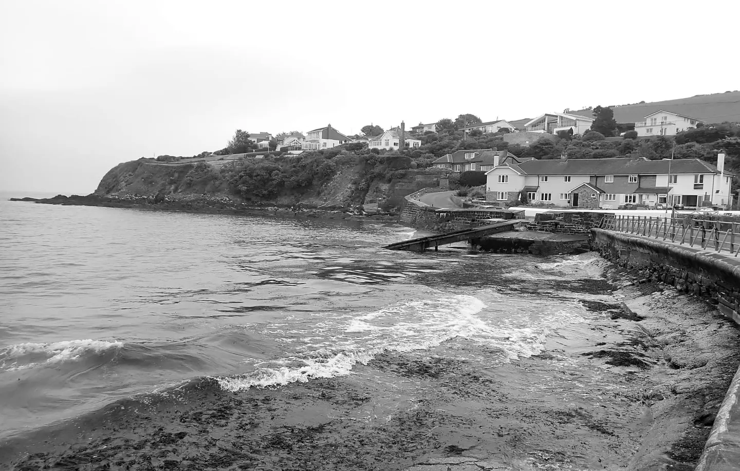 Photo of Portmellon, a swimming spot near Mevagissey, Cornwall, south west England.