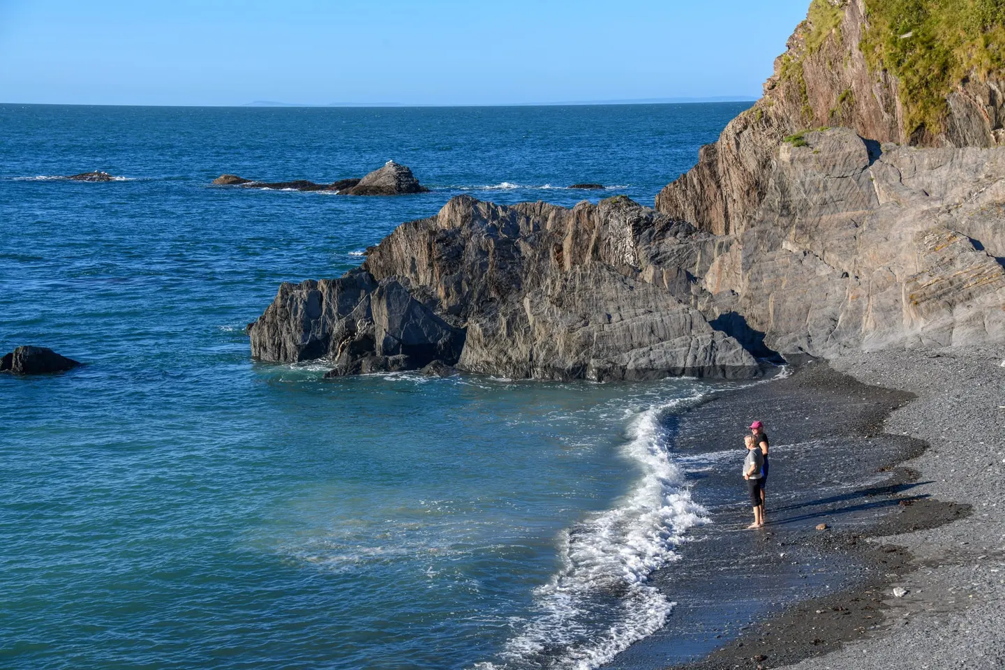Photo of Ilfracombe Tunnels Beach, a swimming spot near Mortehoe, Devon, south west England.