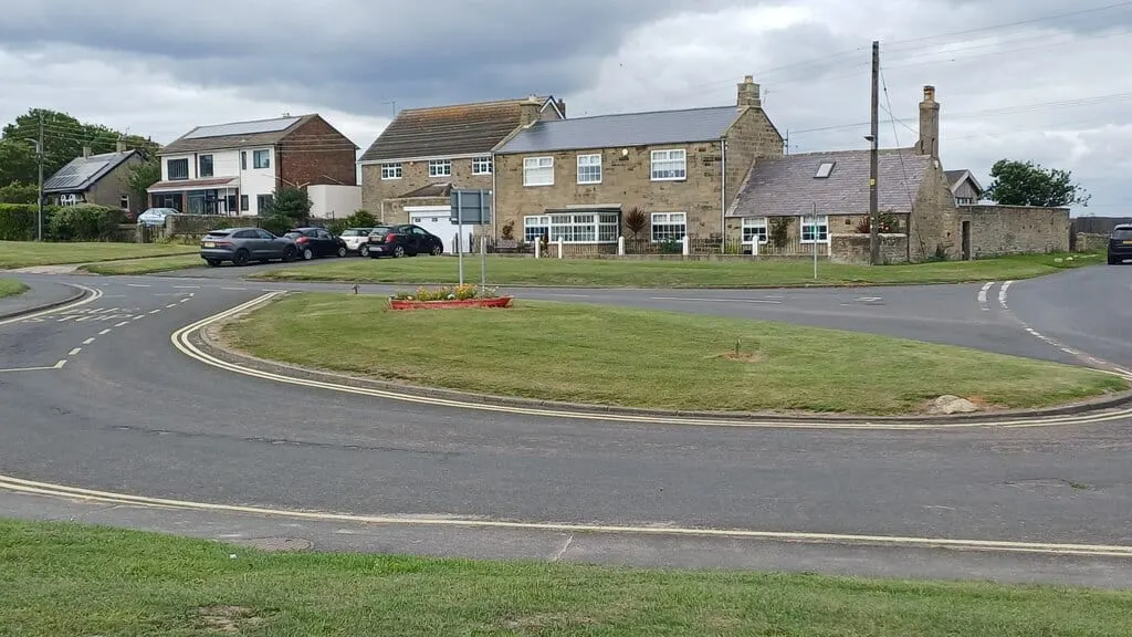 Photo of Cresswell, a village in Northumberland, north east England.