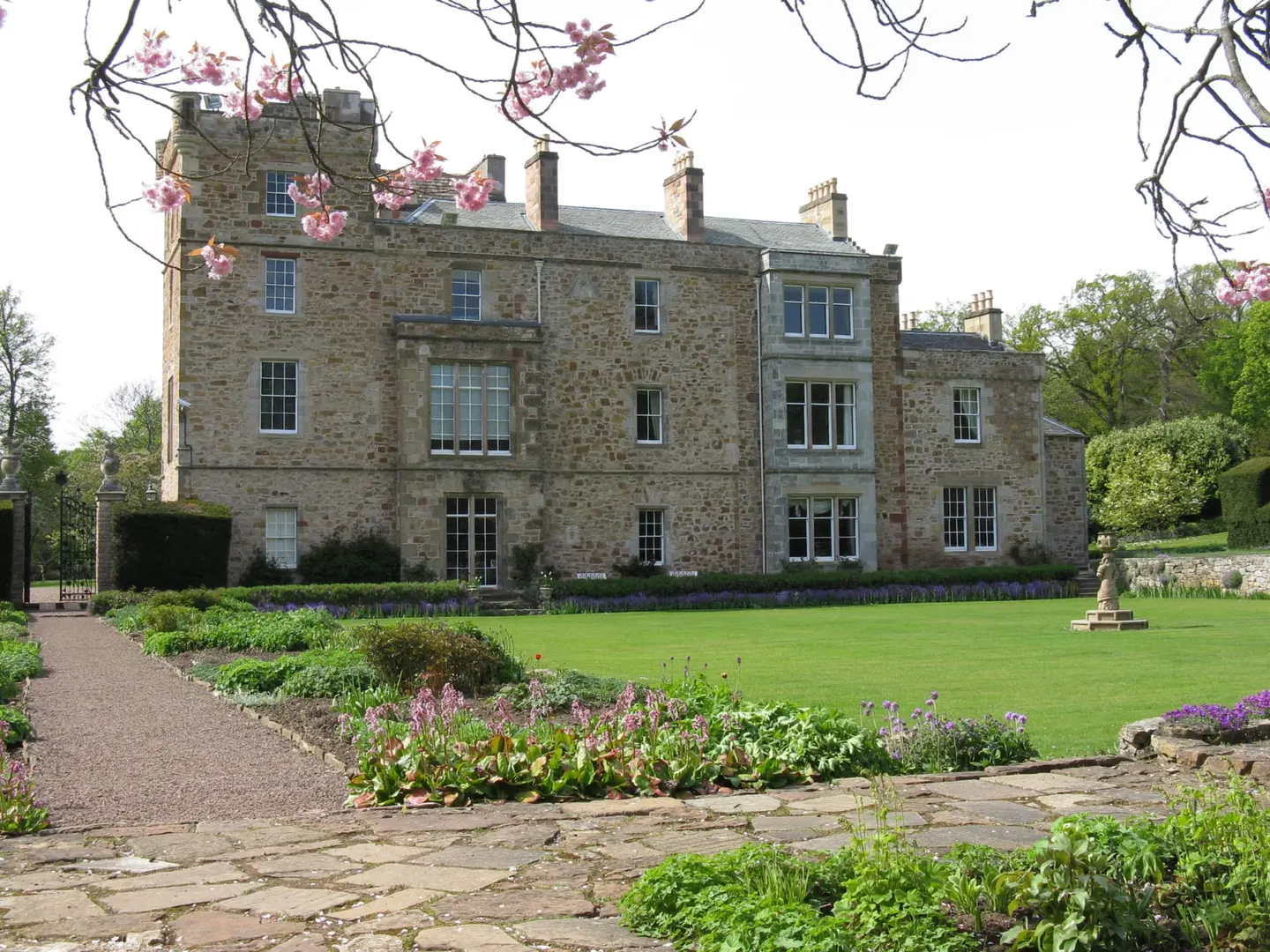 Photo of Lennoxlove House, a garden near Haddington, East Lothian, central Scotland.