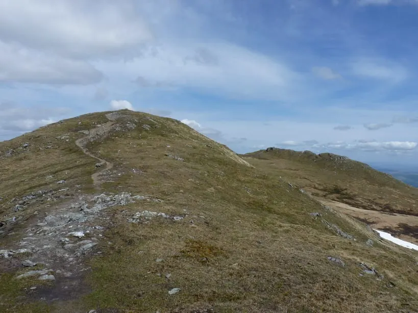 Photo: Meall Garbh, a 1,123m Munro near Fortingall in Loch Rannoch and Glen Lyon, Perth and Kinross, central Scotland.