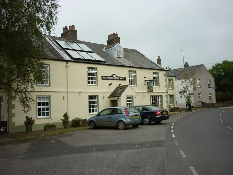 Photo of The Shepherds Arms, a pub near Ennerdale Bridge in the Lake District, Cumbria, north west England.