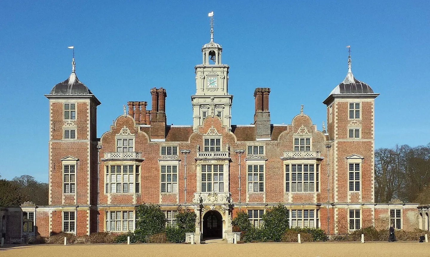Photo of Blickling Hall, a Grade II* registered house & garden near Aylsham, Norfolk, eastern England.