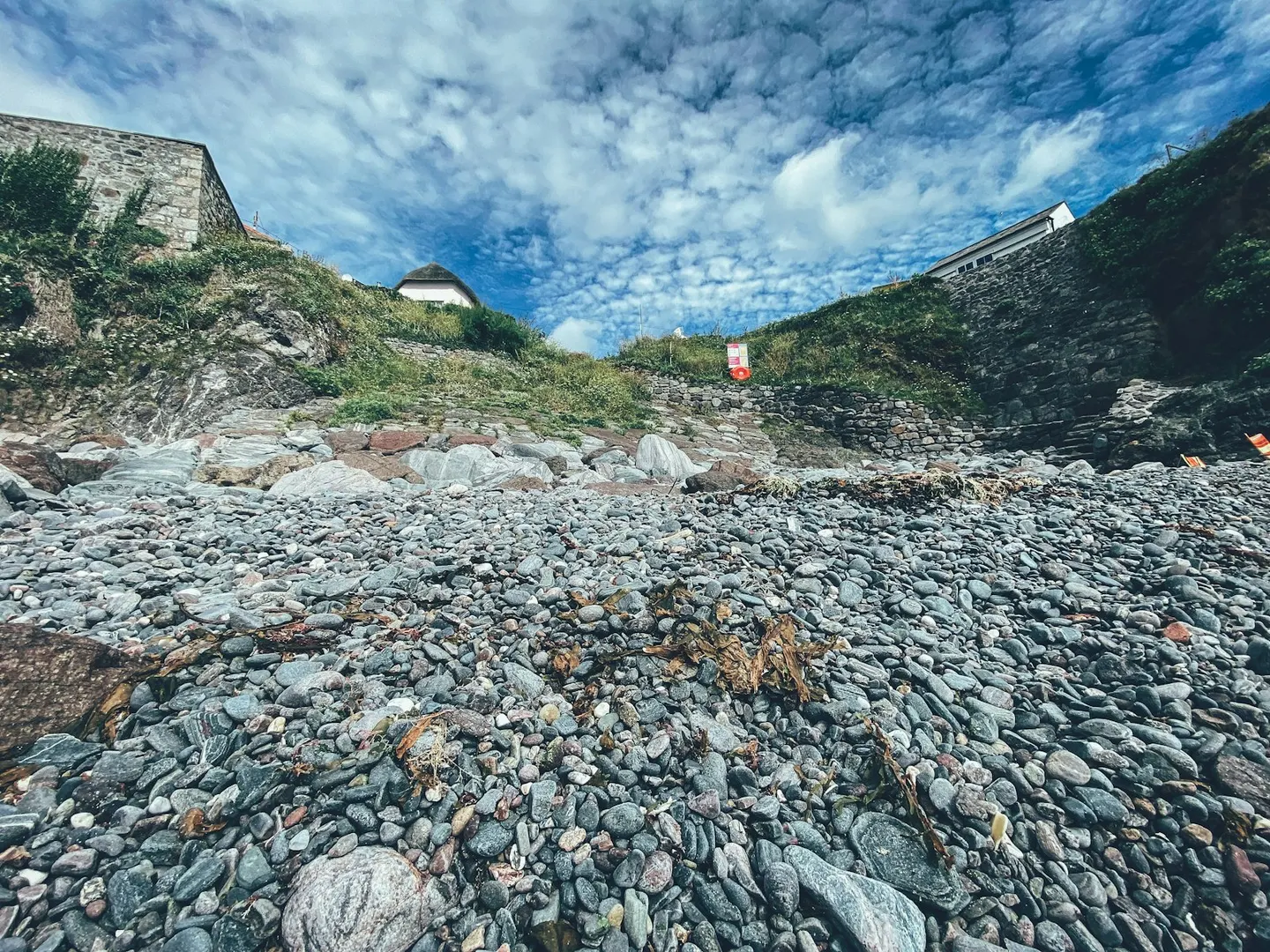 Photo of Cadgwith, a village in Cornwall, south west England.