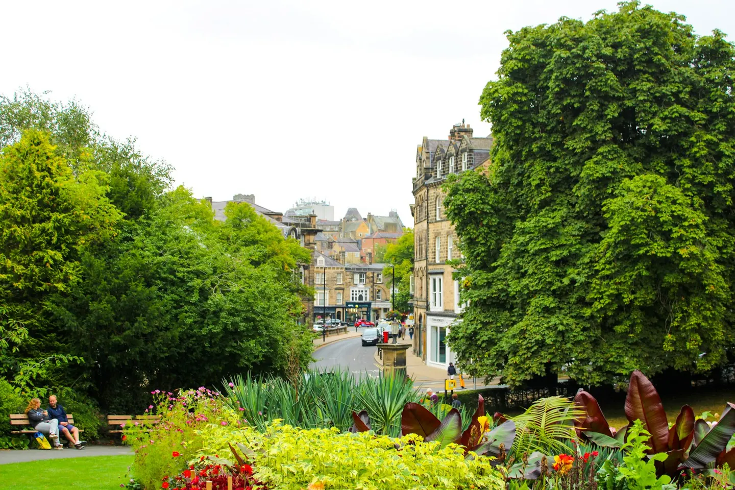 Photo of Harrogate, a village in North Yorkshire, northern England.