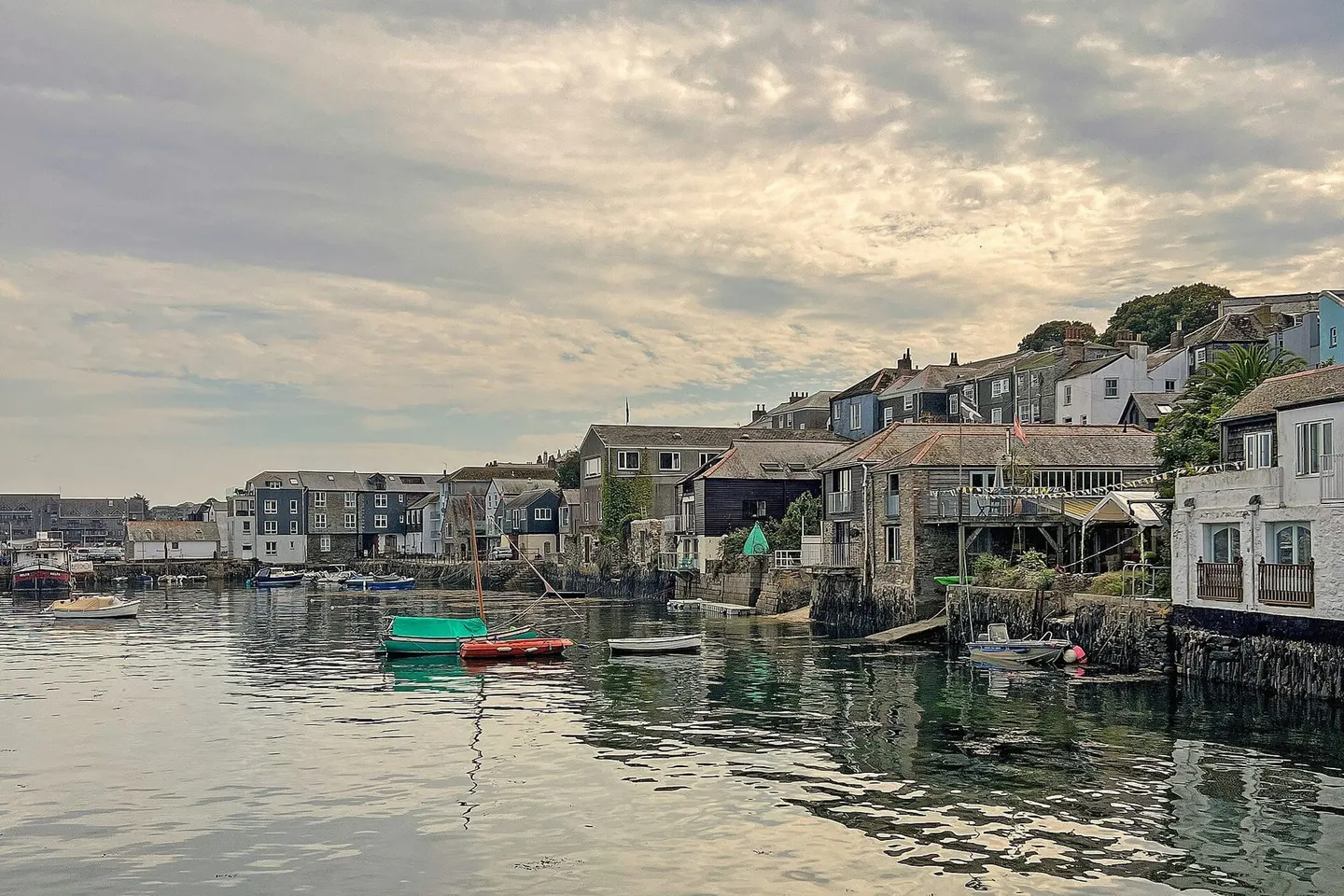 Photo of Falmouth, a village in Cornwall, south west England.